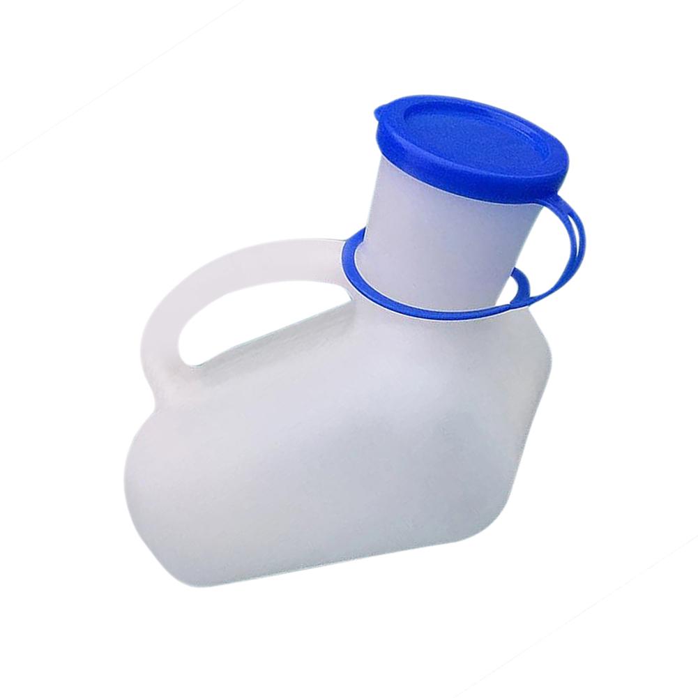 1000ML Ženský Mužský Mobilní Toaletní Plastový Unisex Cestovní Pisoár Toaleta s Konektorem Venkovní Cestování Autem Cestovní Láhev na Moč