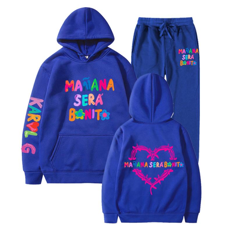 2023 New Karol G Manana Sera Bonito Singer Men/Women Fashionable Tracksuit Costume Men Women Clothing Anime New Hoodie