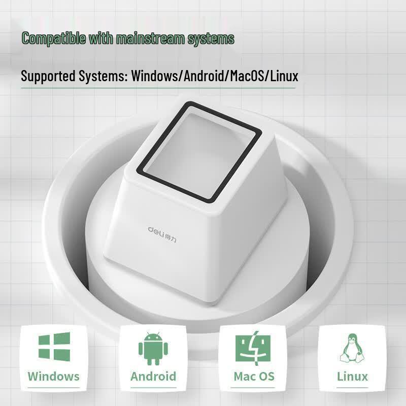 Deli 2D Wired Barcode Scanner
