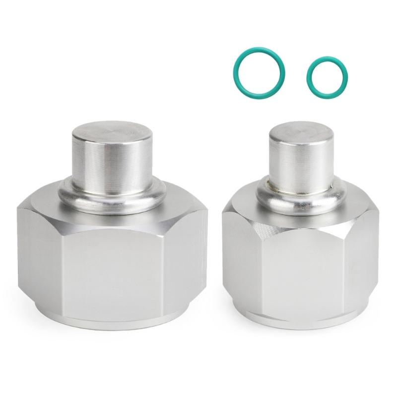 Rear A/C Block Off Kit Cooling Tube Line Terminators Compatible