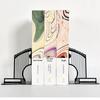 Chinese Style Ancient Architecture Metal Bookends: Decorative Desktop Ornaments and Book Support Clips