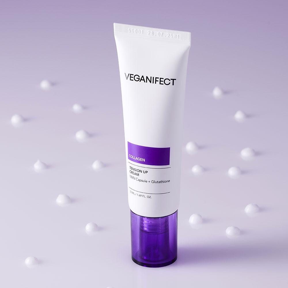 Vegan Effect [hydraterende Verstevigende Verzorging] Vegan Effect Collageen Nmn Capsule Crème 50ml