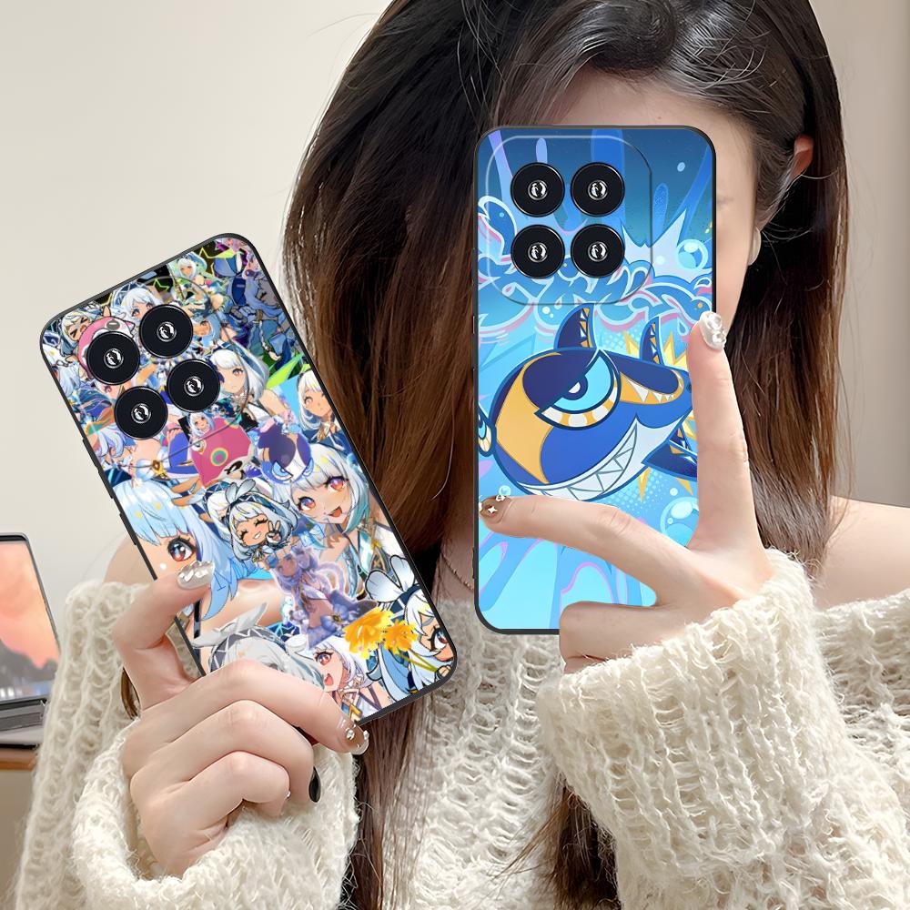 Game GI Mualani Matte TPU Mobile Phone Case for Xiaomi 15 14 13 12 Mi 11 T Ultra Lite Pro S X 5G Colorful Printing Cover