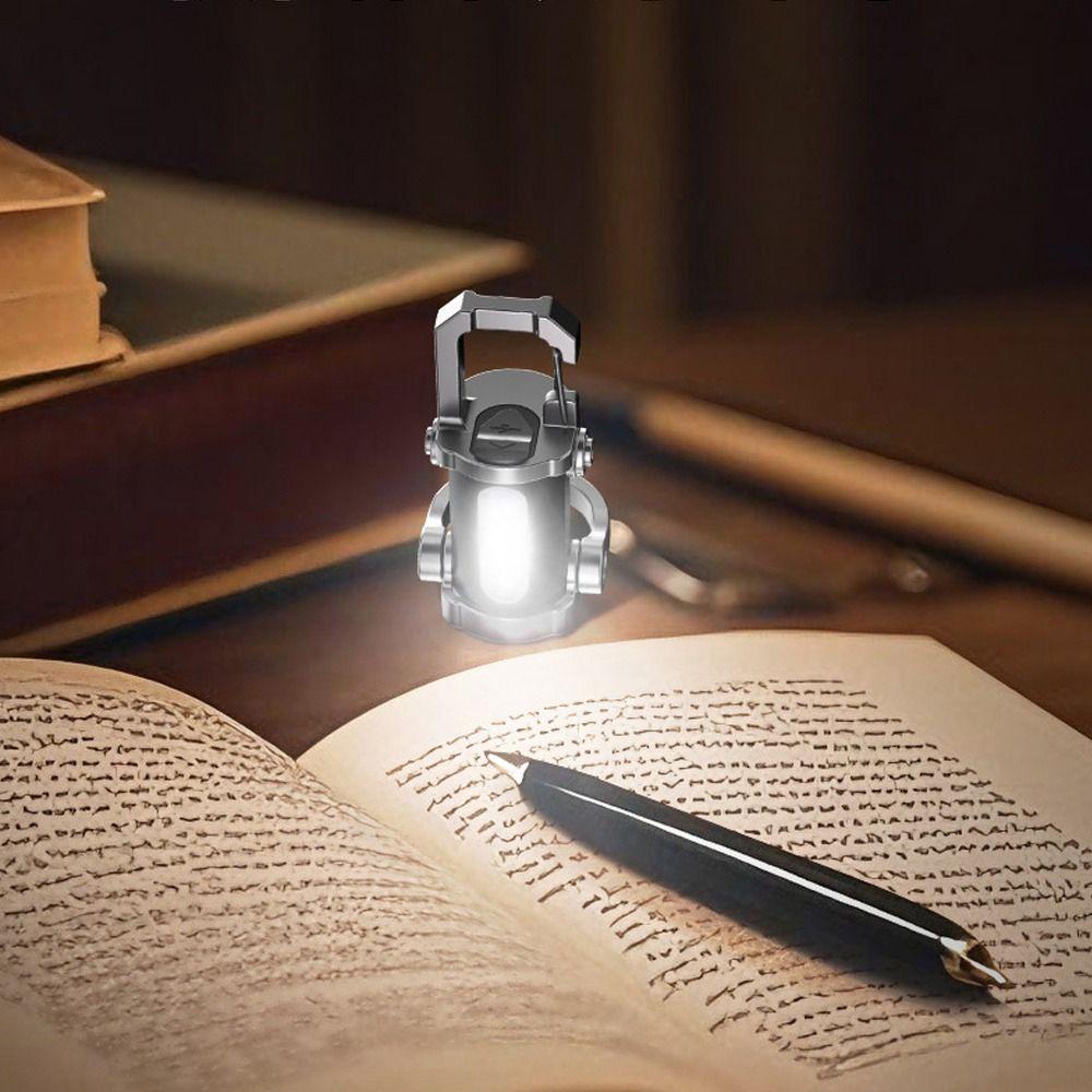 Mini Keychain Flashlights Portable Work Light with Red&Blue Light LED Torch  for Searching Hiking