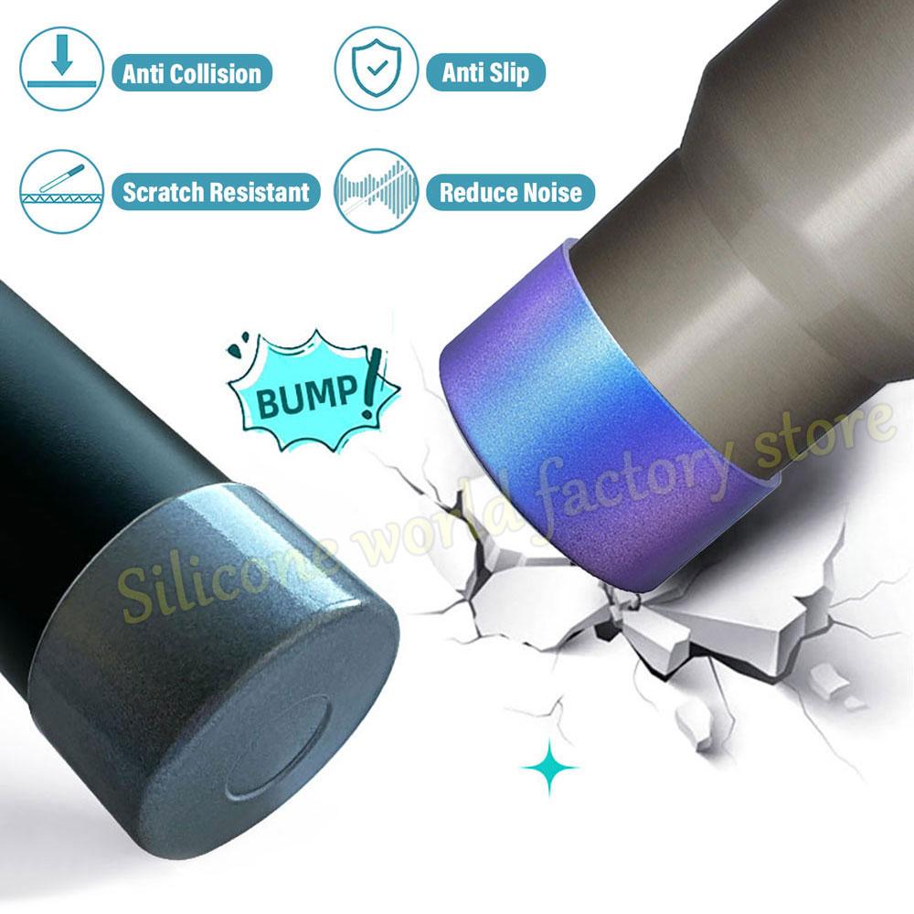 SW 7.5CM Silicone Cup Bottom Cover For Stanley 40oz Tumbler Silicone Boot Sleeve For IceFlow 30/20oz Water Bottle Covers