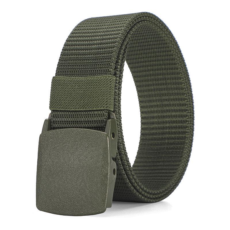Men's Nylon Tactical Canvas Belt for Outdoor Sports and Military Training