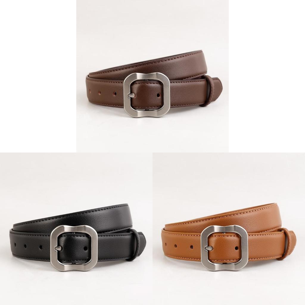 Women Leather Belt With Alloy Buckle For Casual And Office Stylish Accessory