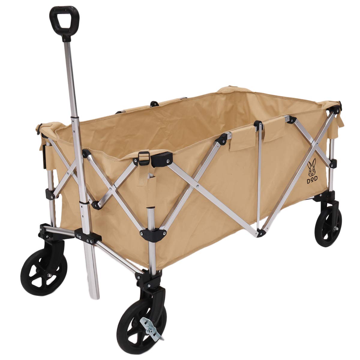 

DOD Aluminum Carry Wagon for Women to Tan W96 x D58 x H61cm [Easy Carry] C2-534-TN, (Approx.)