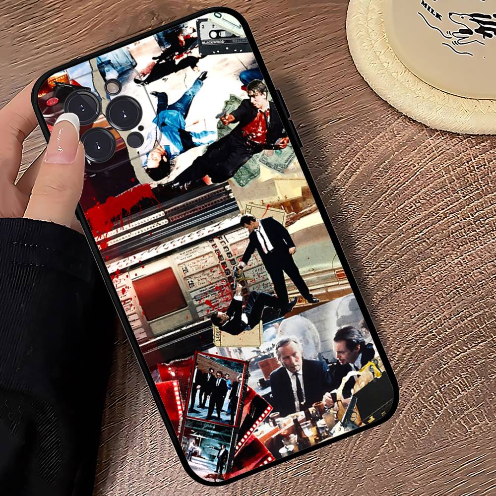 

Crime Movie Reservoir-Dog Phone Case For Iphone 17 16 15 14 13 12 11 Pro Max Plus Black Shell Cover Case iPhone 17pro max