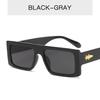Trendige Sonnenbrille mit quadratischem Rahmen: Europäischer & Amerikanischer Stil, Perfekt für Partys & Foto-Ops, Unisex-Design