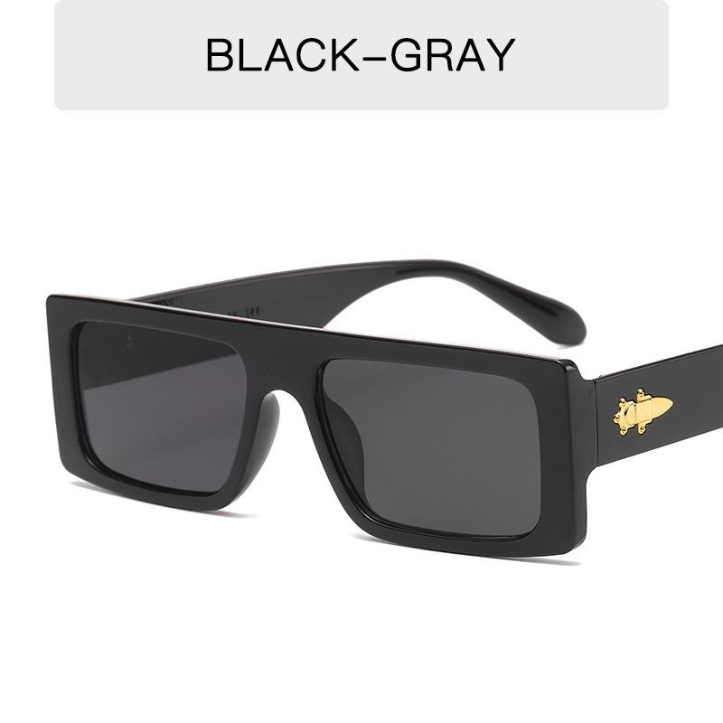 Trendige Sonnenbrille mit quadratischem Rahmen: Europäischer & Amerikanischer Stil, Perfekt für Partys & Foto-Ops, Unisex-Design