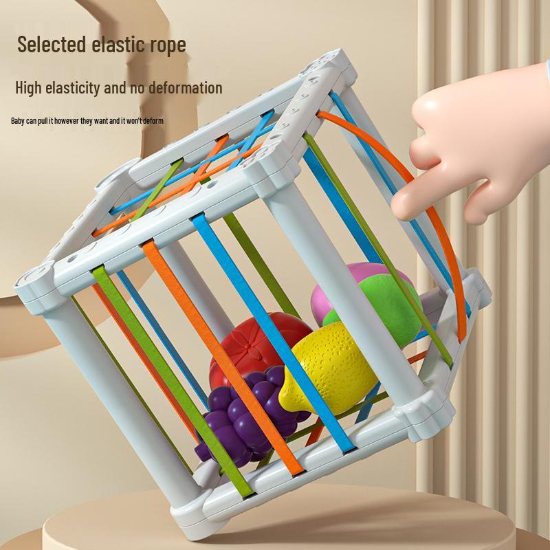 Rainbow Stacking Cups - Early Education and Shape Recognition Toys for 6 Months+ Babies