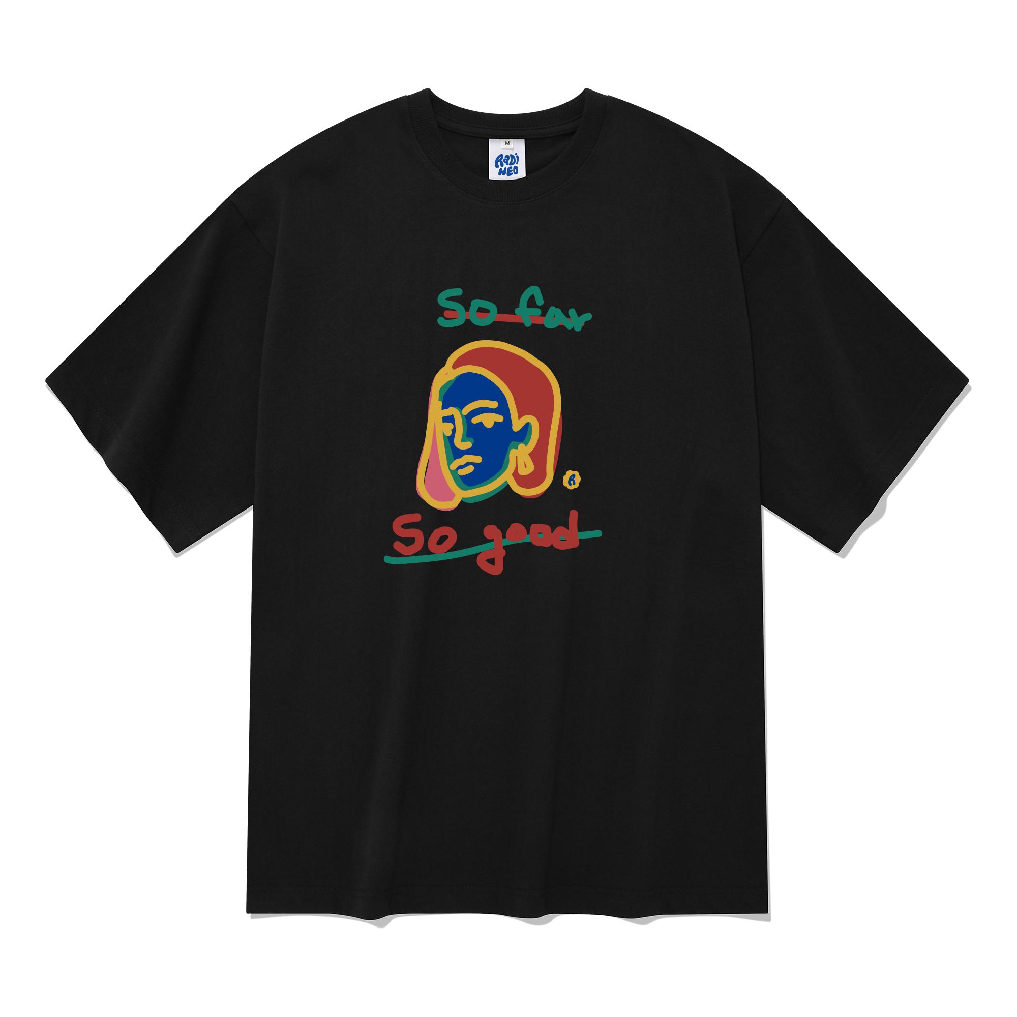 Radineo 20-Count Soso Short-Sleeve T-Shirt Black Black (Black)/L