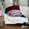 Coperte con stemma del Bayern Monaco in flanella stampata, traspiranti, calde, da divano, per casa, ufficio, copriletti 0708a118