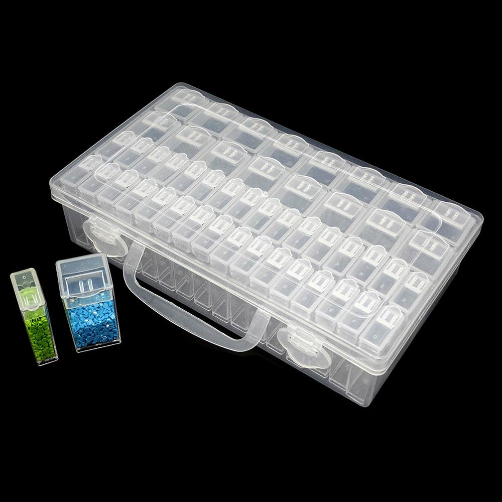 5D DIY Diamond Painting Tools Accessories Storage Box Container Diamond Embroidery Accessories Drill Box Mosaic Container Case