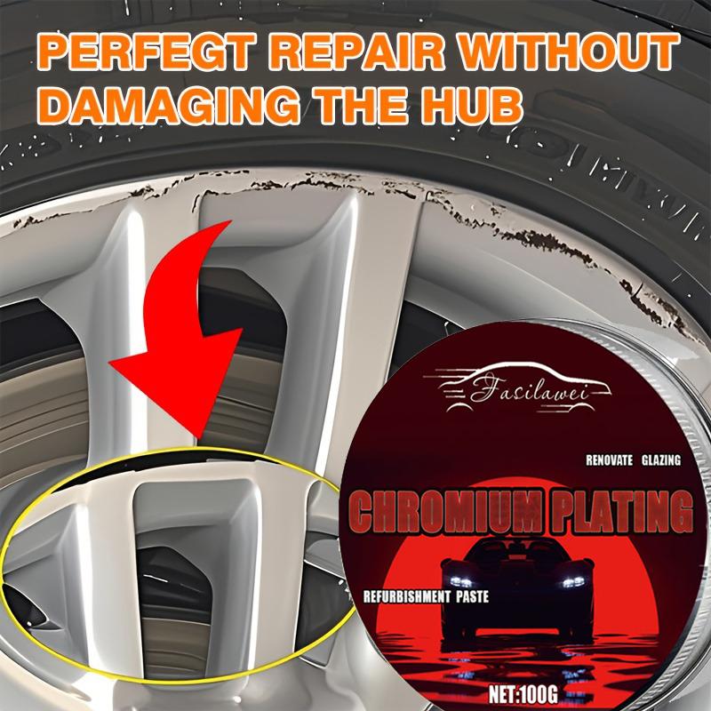 

Universal Motorcycle Wheel Repair Kit - Alloy Wheel Scratch Polish, Oxidation Repair Cream, Auto Wheel Polishing Gel, Rim Scratc 100ml