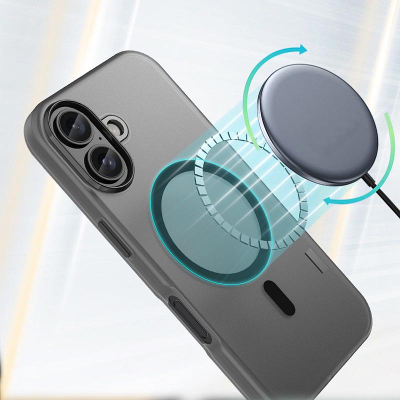 Fundas For iPhone 16 15 Pro Max Candy Color Matte Phone Case For Apple 14 13 12 11 Pro Max 15 16 Plus For Magsafe Magnetic Magsafing Soft Phone Cover