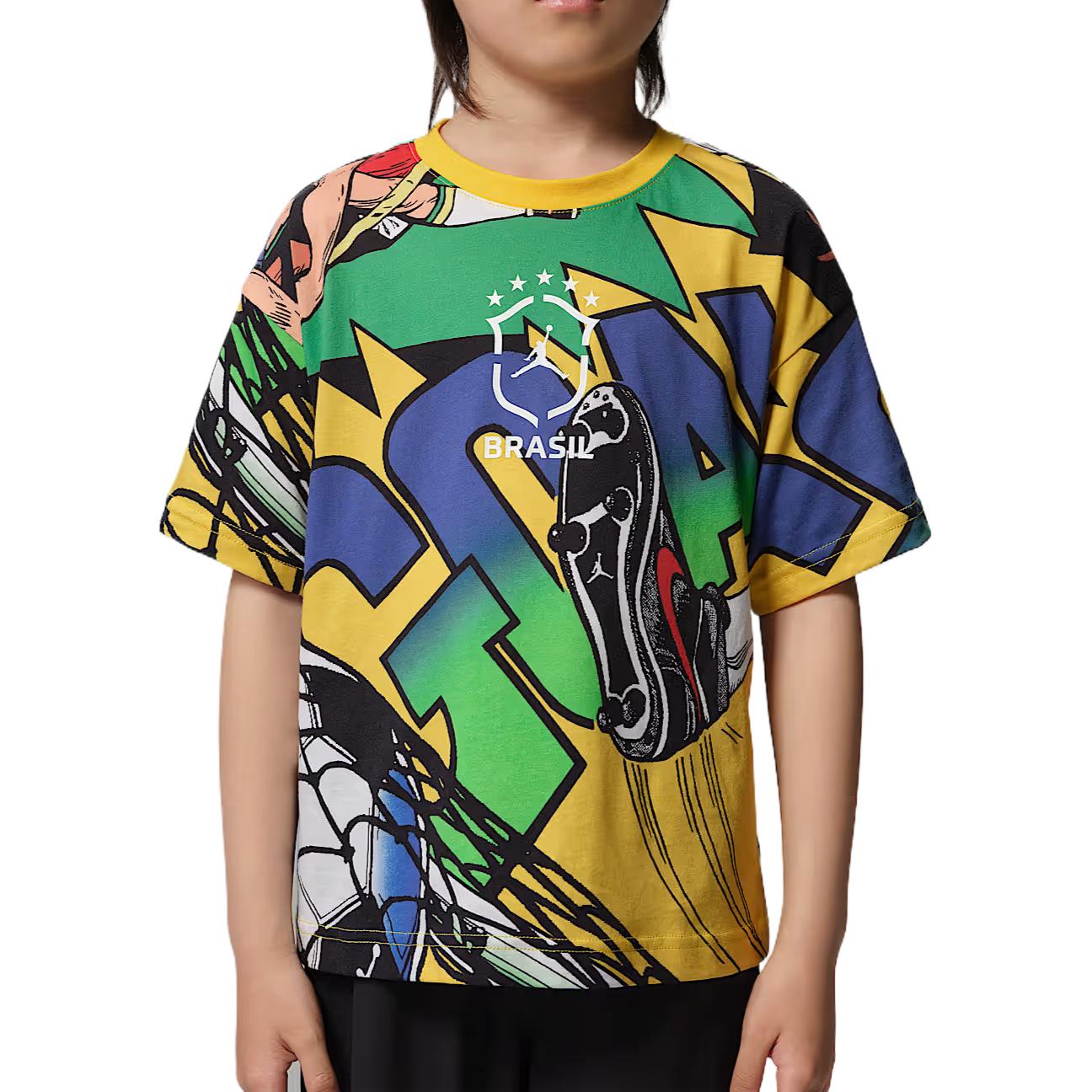 

Jordan Essentials Short Sleeve Round Neck Printed Pullover Baby tops IX4805-741 6
