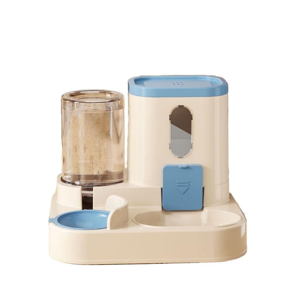 

Integrated Automatic Cat Water Feeder Large Capacity Cat Dog Food Bowl for Water Feeding синий