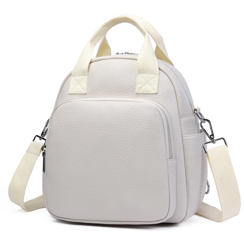 Fashion Solid Women's Crossbody Bag High Quality Shoulder Bag Large Capacity Backpacks Waterproof PU Leather Women's Handbags