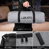 LEKATO Guitar Pedal Board Powered Pedal Board Inch lb Aluminum Alloy Pedal Board with Pedal Cable Bag Adhesive Hook Side Tape 19x5.1x1.8 1.8