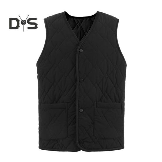 Women Fall Winter Waistcoat Sleeveless V Neck Single Breasted Thick Padded Warm Solid Color Casual Windproof Soft Lady Vest Coat