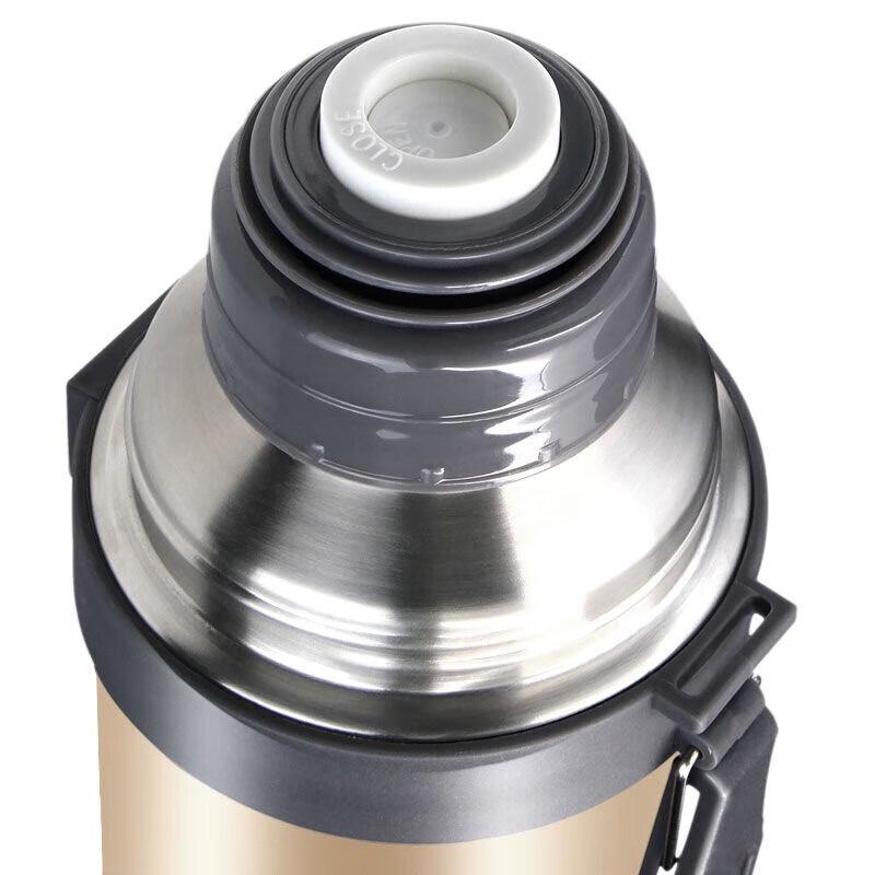Haers 1200ml Stainless Steel Insulated Travel Kettle