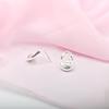 Retro Irregular Freshwater Pearl Stud Earrings with S925 Silver Needle - High-Grade and Versatile Design.