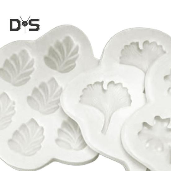 Food Grade Chocolate Mold Heat Resistant Silicone Leaf Shaped Handmade Cake Pastry Mold Baking Tool Kitchen Supplies
