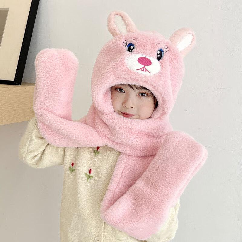 

Kids Winter Scarf Hat Set with Ear Protection 1