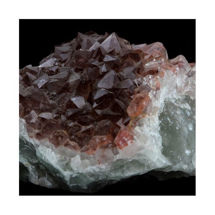 Quartz Hématoïde + Fluorite 577.3 carats