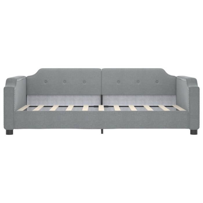 VidaXL Daybed Light Grey 80x200 Cm Fabric 354200