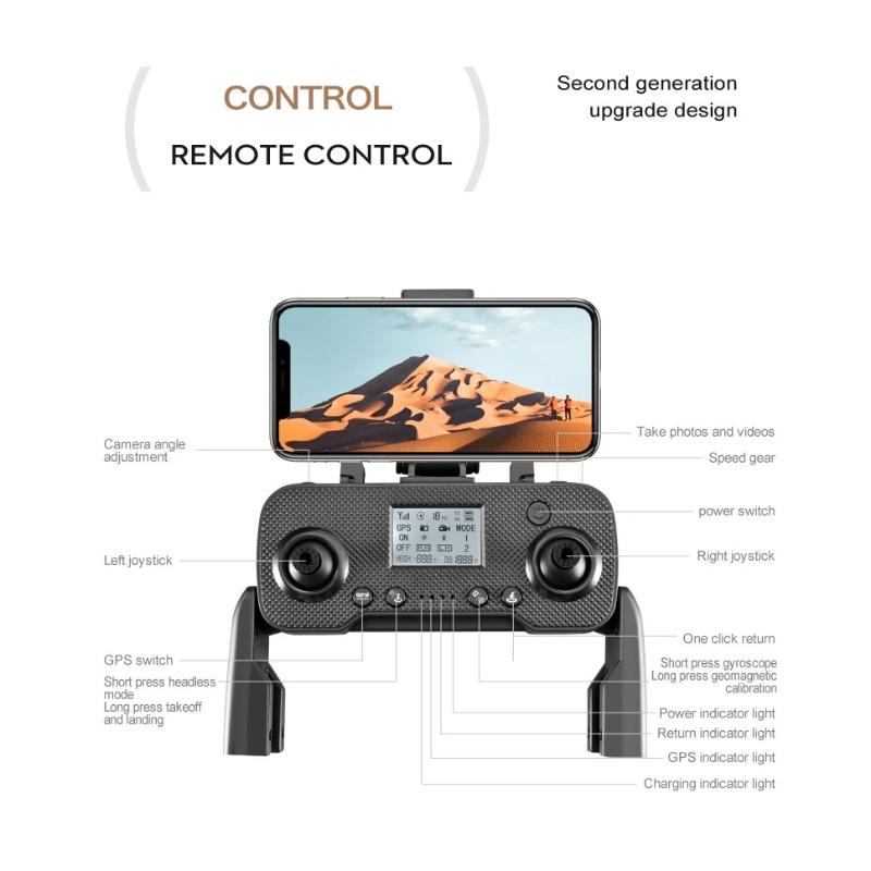 S9S MAX Drone GPS Return Brushless Motor 4K HD Dual Camera 360° Laser Intelligent Obstacle Avoidance 5G WIFI RC Quadcopter Optical Flow Hovering Drone