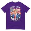 Theres A New Sheriff In Town Cowboy Trump 2024 TShirt