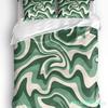 Fluid Art Black White Duvet Cover With Pillow Case Custom 3pcs Bedding Set Quilt Cover Double Bed Home Textile