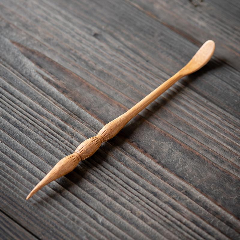 Bambusová čajová jehla pro čajovou soupravu Kung Fu Dlouhá rukojeť Čajové lžičky Jehlová lžička Nádobí Náhradní díly Kuchyňský nástroj Příslušenství 2025