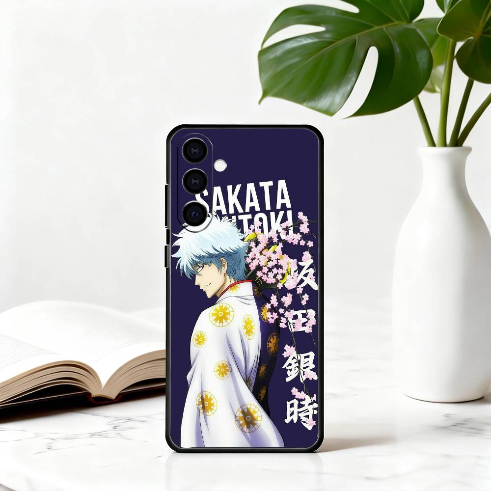 G-Gintama G-Gintoki S-Sakata-es Phone Case Black Silicone Soft For Samsung Galaxy A73,A72,A71,A70,A53,A52,A51