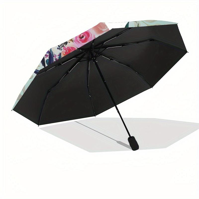 1pc Bunny Teacup Themed High-quality Umbrella,Automatic Opening and Closing Umbrella,Multi-functional Umbrella G0811193