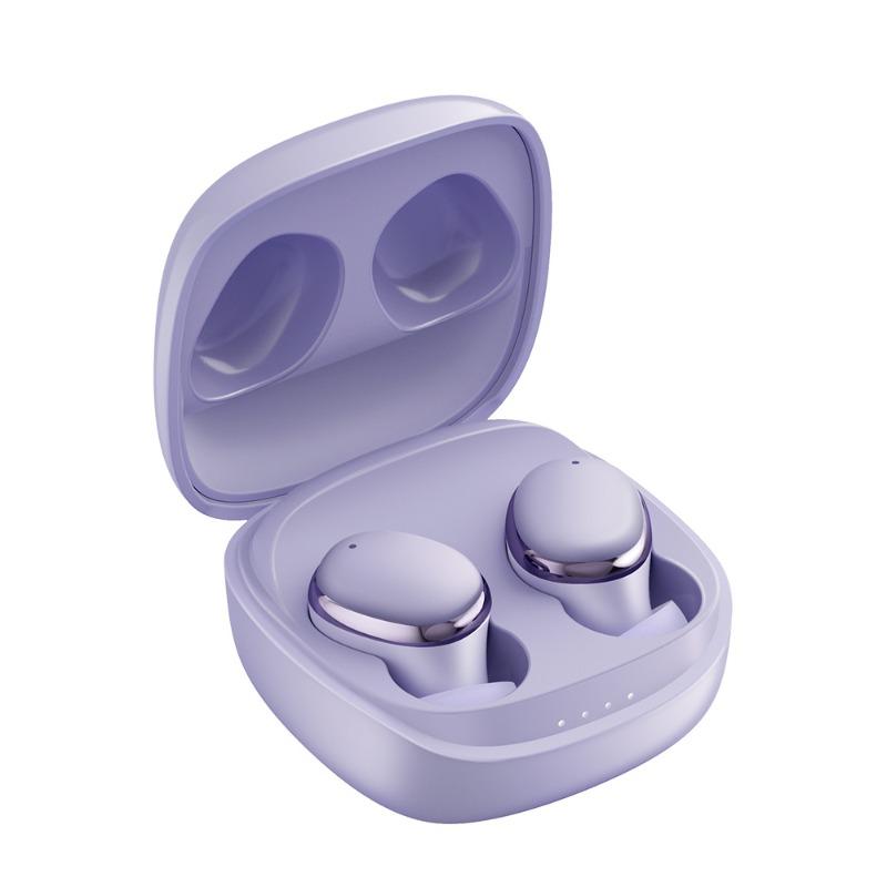 

xy-blue earphones in-ear bean type bluetooth sports compact binaural stereo long battery life світло-фіолетового кольору