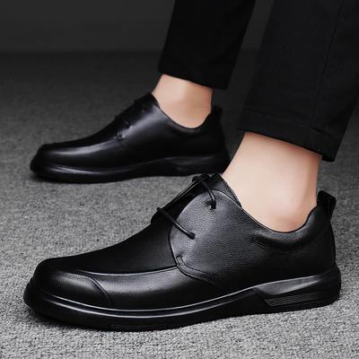 Men's Shoes Spring and Autumn Men's Business Men's Casual Shoes Soft-soled Casual Shoes Round Head Leather Shoes Men