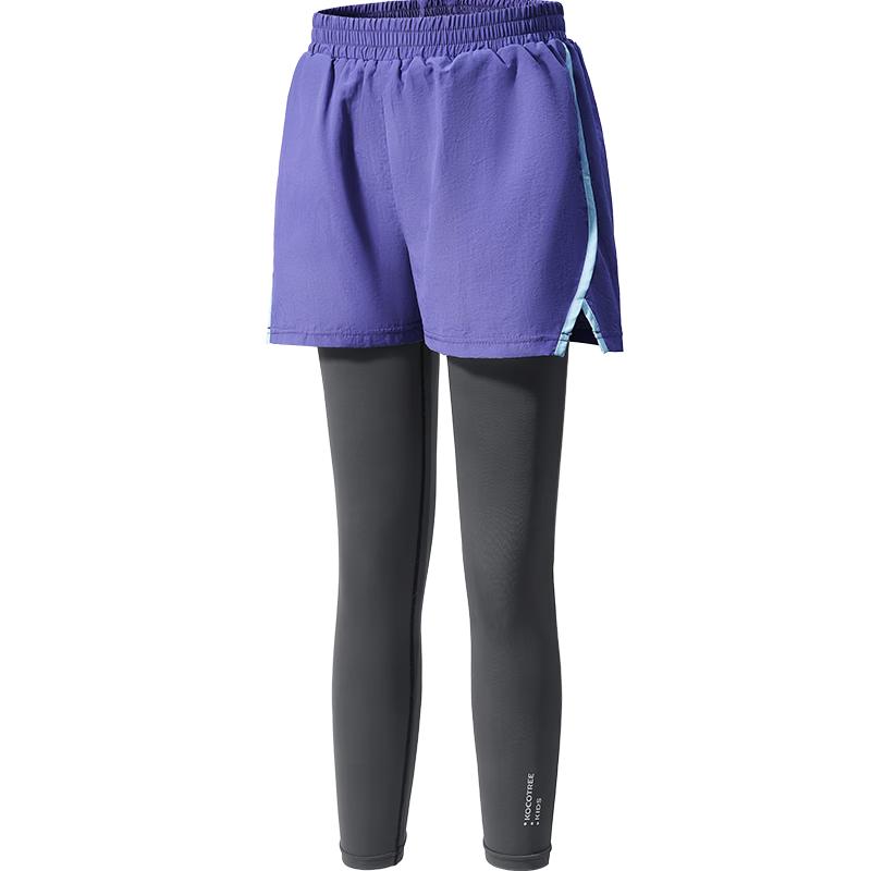 Kocotreekk Kids  Breathable Quick-Dry Fake Two-Piece Outdoor Pants 160