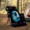 Fantasy Creatures Print Flannel Blanket, Soft Warm Lightweight Throw Blanket for Living Room,Sofa Bed Camping Office