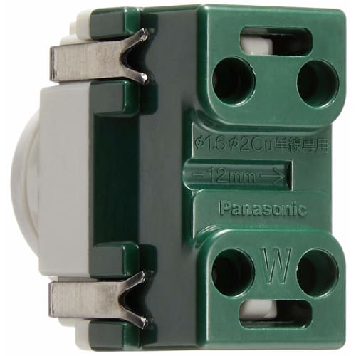 Panasonic WCF3011W Outlet with Recessed Door for Housing Equipment, White