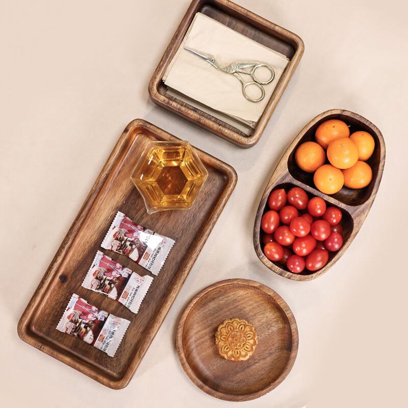 Morona Walnut Square Serving Bowl