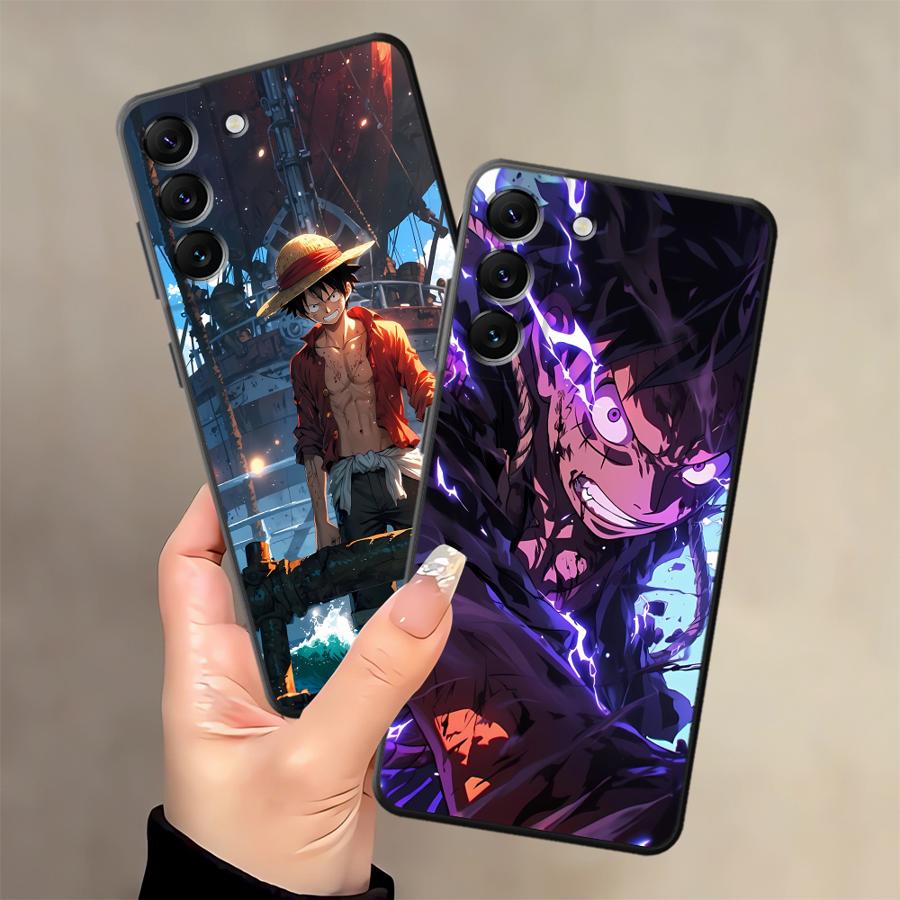 Ones Pieces Luffy Phone Cover Case for Samsung Galaxy A04 A01 A02 A07 Note 20 Ultra 9 10 A50 A70 A06 A03 A05 A30 A40 A10 A20