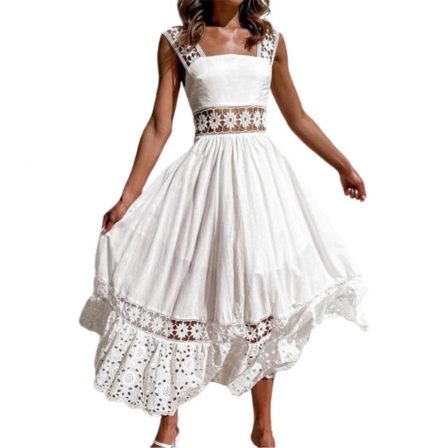Cheap Beach Dress Lace Summer Long Dress Joom