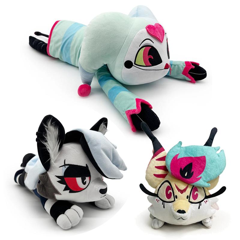 40cm Anime Hazbin Helluva Boss Stolas Coussin Peluches Hotel Valentino Accessoires Oreiller Jouets Décoration de Chambre Cadeau d'Anniversaire