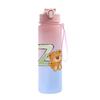 Cartoon Letter Printed Lovely A-Z 750ML Water Bottle Large Capacity Drinking Cup Portable Outdoor Sports Water Cup Children Gift