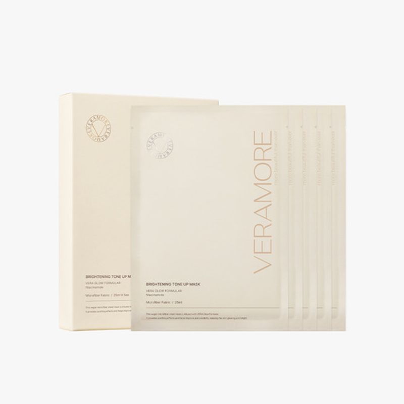 VERAMORE Brightening Tone-Up Mask Pack (5 sheets) Brightening Tone-Up Mask Pack (5 sheets)