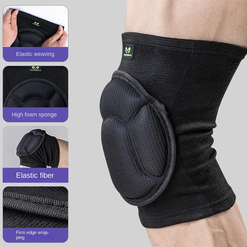 Thickened Anti-Collision Sponge Knee Pads Turtle Shell Elastic Knee Pads Outdoor Activity Bicycle Volleyball Basketball Knee Pads
